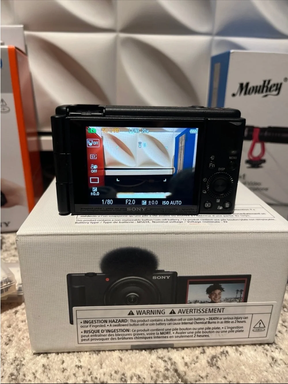 Sony ZV-1F Camera + Accesories